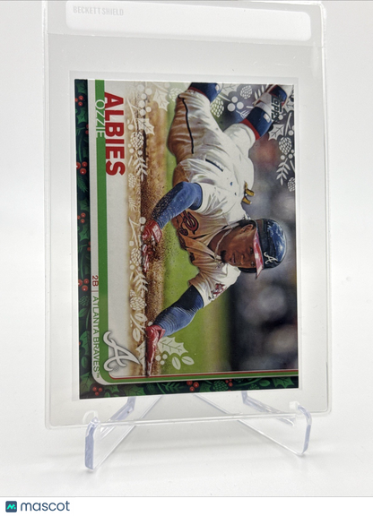 2019 Topps HOLIDAY Ozzie Albies Baseball Card #HW113 Mint FREE SHIPPING