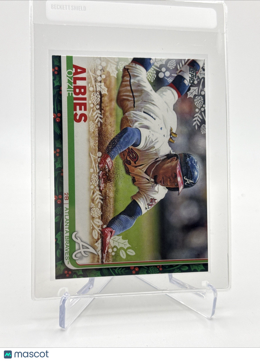 2019 Topps HOLIDAY Ozzie Albies Baseball Card #HW113 Mint FREE SHIPPING