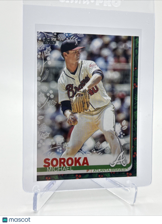 2019 Topps HOLIDAY Michael Soroka Baseball Card #HW156 Mint FREE SHIPPING