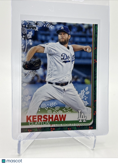 2019 Topps HOLIDAY Clayton Kershaw Baseball Card #HW30 Mint FREE SHIPPING