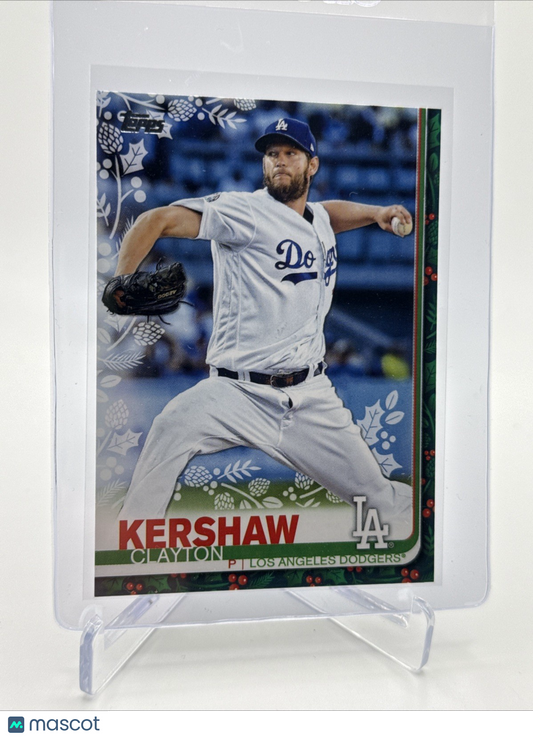 2019 Topps HOLIDAY Clayton Kershaw Baseball Card #HW30 Mint FREE SHIPPING