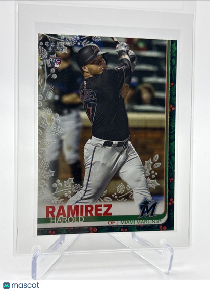 2019 Topps HOLIDAY METALLIC Harold Ramirez Rookie Card #HW20 Mint FREE SHIPPING
