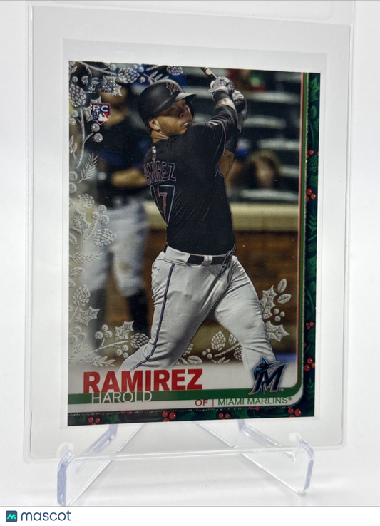 2019 Topps HOLIDAY METALLIC Harold Ramirez Rookie Card #HW20 Mint FREE SHIPPING