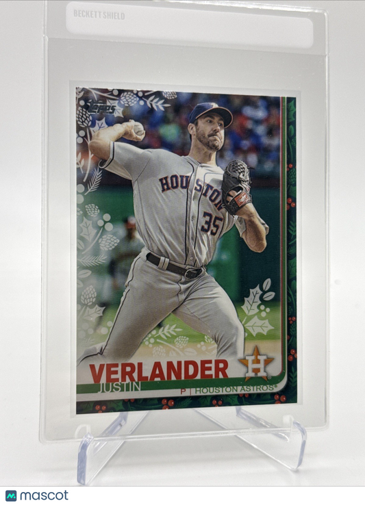 2019 Topps HOLIDAY Justin Verlander Baseball Card #HW129 Mint FREE SHIPPING