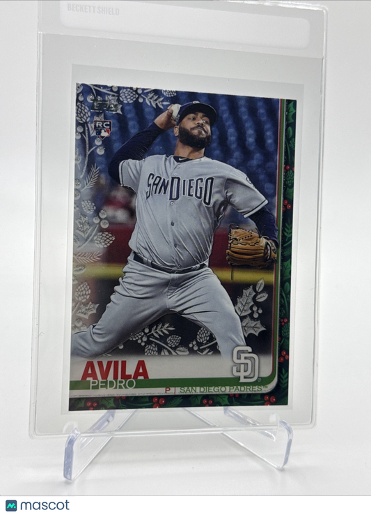 2019 Topps HOLIDAY METALLIC Pedro Avila Rookie Card #HW21 Mint FREE SHIPPING
