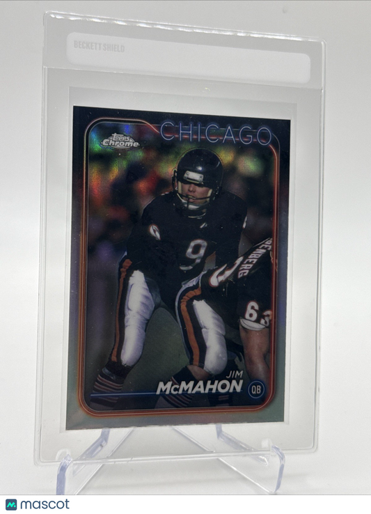 2024 Topps Chrome Refractor Jim McMahon Card #18 Mint FREE SHIPPING