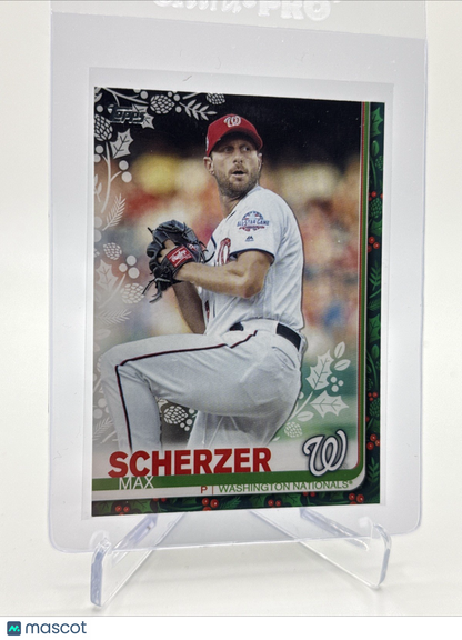 2019 Topps HOLIDAY Max Scherzer Baseball Card #HW50 Mint FREE SHIPPING