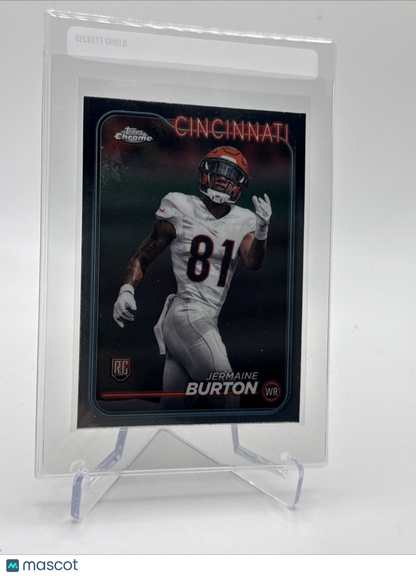 2024 Topps Chrome Jermaine Burton Rookie Football Card #240 Mint FREE SHIPPING