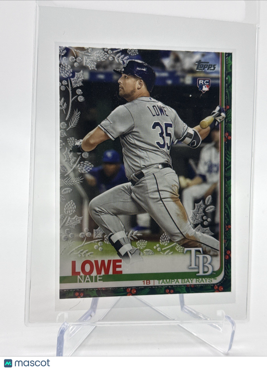 2019 Topps HOLIDAY METALLIC Nate Lowe Rookie Card #HW3 Mint FREE SHIPPING