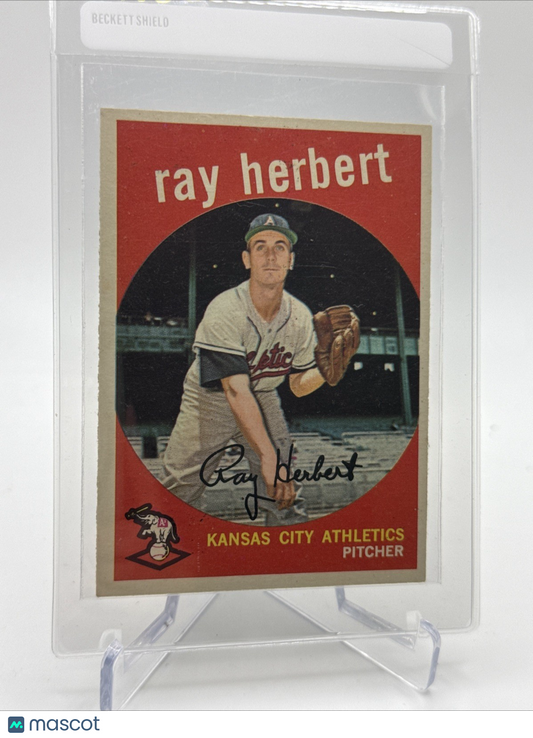 1959 Topps Ray Herbert Baseball Card #154 NM Quality FREE SHIPPING
