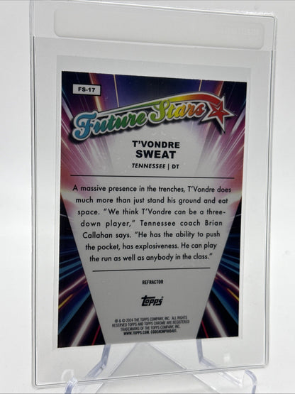 2024 Topps Chrome Future Stars T'Vondre Sweat Card #FS-17 Mint FREE SHIPPING