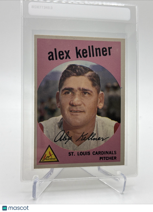 1959 Topps Alex Kellner Baseball Card #101 NM Quality #2 FREE SHIPPING