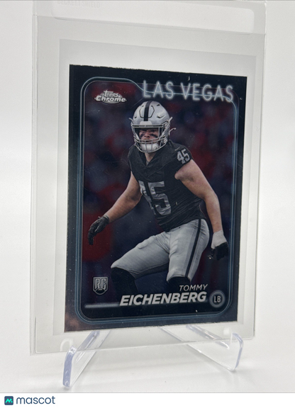2024 Topps Chrome Tommy Eichenberg Rookie Football Card #290 Mint FREE SHIPPING