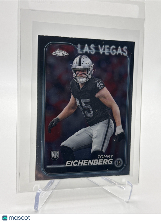 2024 Topps Chrome Tommy Eichenberg Rookie Football Card #290 Mint FREE SHIPPING