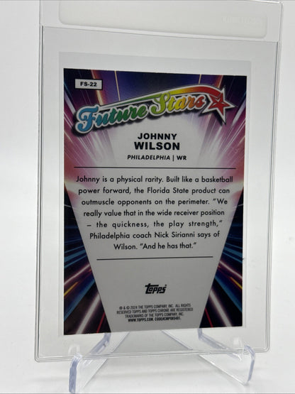 2024 Topps Chrome Future Stars Johnny Wilson Card #FS-22 Mint FREE SHIPPING