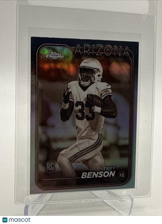 2024 Topps Chrome SEPIA Trey Benson Rookie Card #214 Mint FREE SHIPPING