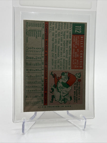1959 Topps Billy Consolo Baseball Card #112 NM Quality FREE SHIPPING