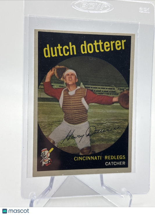 1959 Topps Dutch Dotterer Baseball Card #288 NM Quality FREE SHIPPING