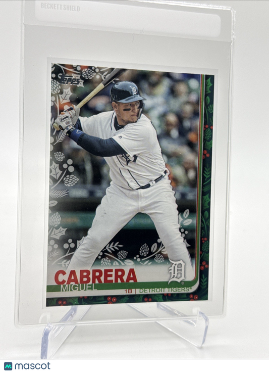 2019 Topps HOLIDAY Miguel Cabrera Baseball Card #HW107 Mint FREE SHIPPING