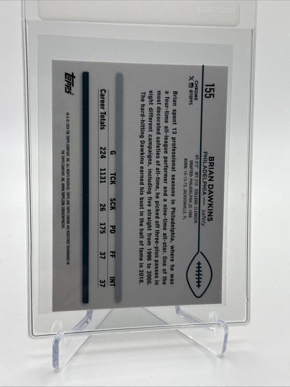 2024 Topps Chrome Brian Dawkins Football Card #155 Mint FREE SHIPPING