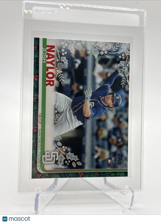 2019 Topps HOLIDAY Josh Naylor Rookie Baseball Card #HW140 Mint FREE SHIPPING