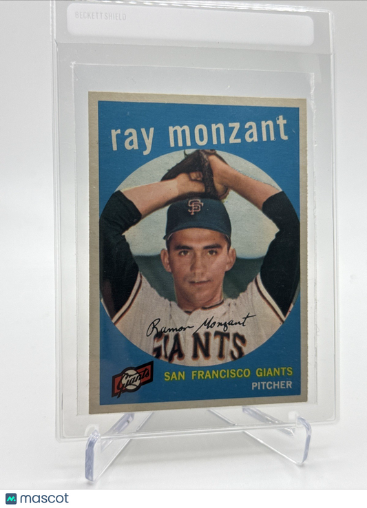 1959 Topps Ray Monzant Baseball Card #332 NM Quality FREE SHIPPING
