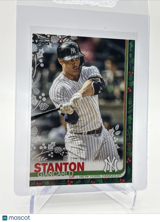 2019 Topps HOLIDAY Giancarlo Stanton Baseball Card #HW27 Mint FREE SHIPPING