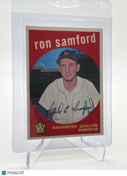 1959 Topps Ron Samford Baseball Card #242 NM Quality FREE SHIPPING