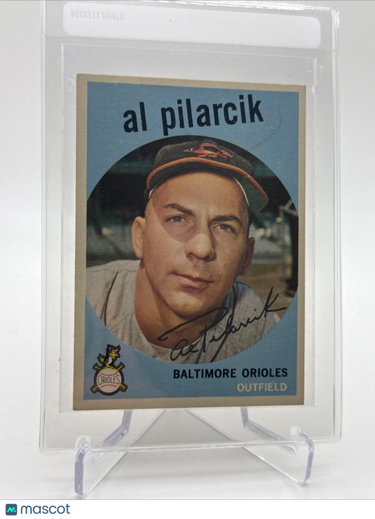 1959 Topps Al Pilarcik Baseball Card #7 NM Quality FREE SHIPPING
