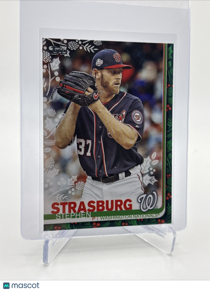 2019 Topps HOLIDAY Stephen Strasburg Baseball Card #HW24 Mint FREE SHIPPING