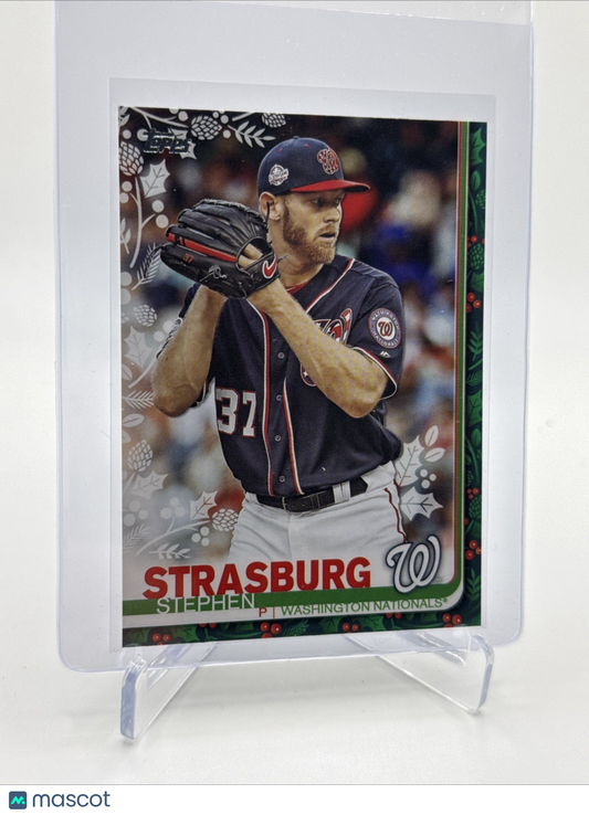2019 Topps HOLIDAY Stephen Strasburg Baseball Card #HW24 Mint FREE SHIPPING