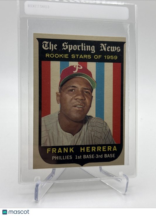1959 Topps Frank Herrera Baseball Card #129 NM Quality FREE SHIPPING