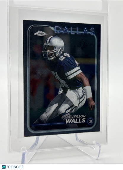 2024 Topps Chrome Everson Walls Football Card #55 Mint FREE SHIPPING