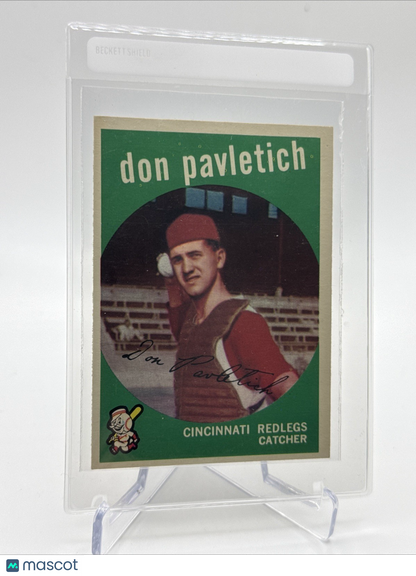 1959 Topps Don Pavletich Baseball Card #494 NM Quality FREE SHIPPING