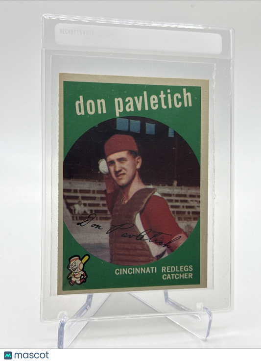 1959 Topps Don Pavletich Baseball Card #494 NM Quality FREE SHIPPING