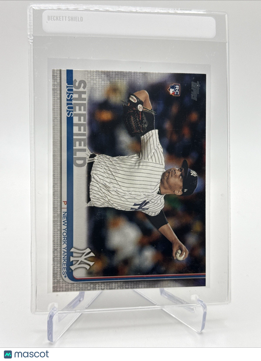 2019 Topps Justus Sheffield Rookie Baseball Card #306 Mint FREE SHIPPING