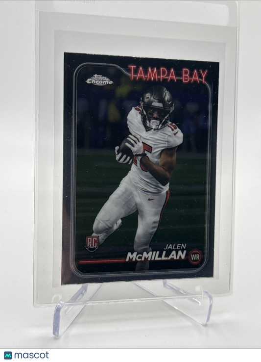 2024 Topps Chrome Jalen McMillan Rookie Football Card #242 Mint FREE SHIPPING