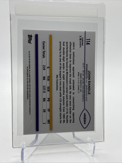 2024 Topps Chrome John Randle Football Card #114 Mint FREE SHIPPING