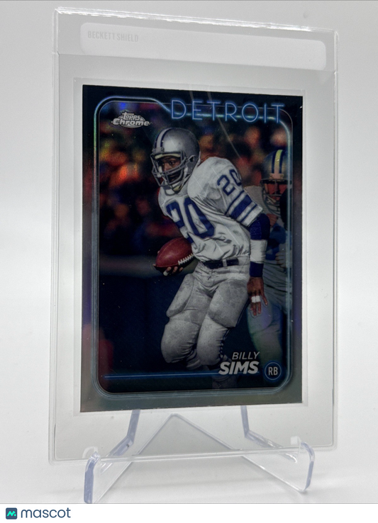 2024 Topps Chrome Refractor Billy Sims Football Card #70 Mint FREE SHIPPING