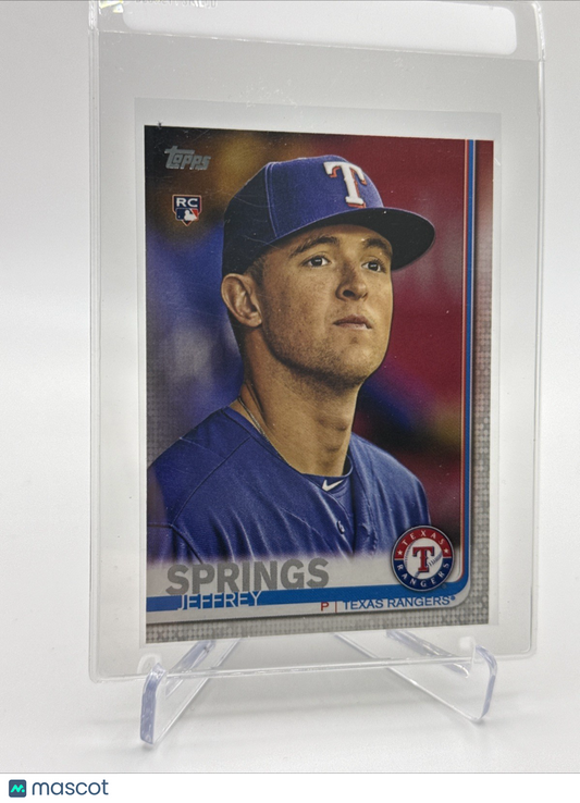 2019 Topps Jeffrey Springs Rookie Baseball Card #605 Mint FREE SHIPPING
