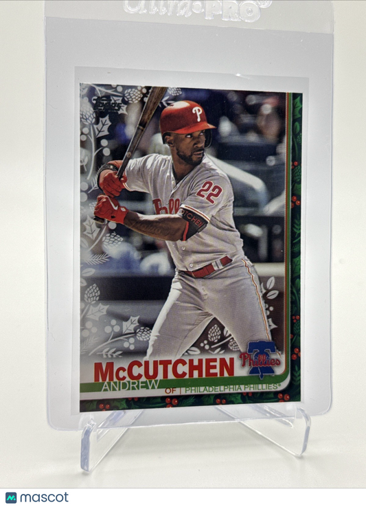 2019 Topps HOLIDAY Andrew McCutchen Baseball Card #HW106 Mint FREE SHIPPING
