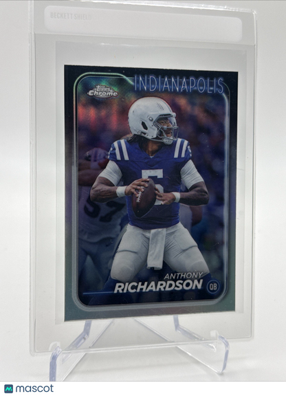 2024 Topps Chrome Refractor Anthony Richardson Card #85 Mint FREE SHIPPING