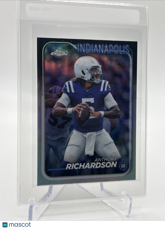 2024 Topps Chrome Refractor Anthony Richardson Card #85 Mint FREE SHIPPING