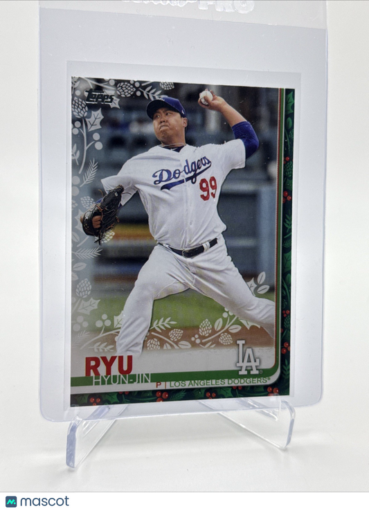 2019 Topps HOLIDAY Hyun-Jin Ryu Baseball Card #HW90 Mint FREE SHIPPING