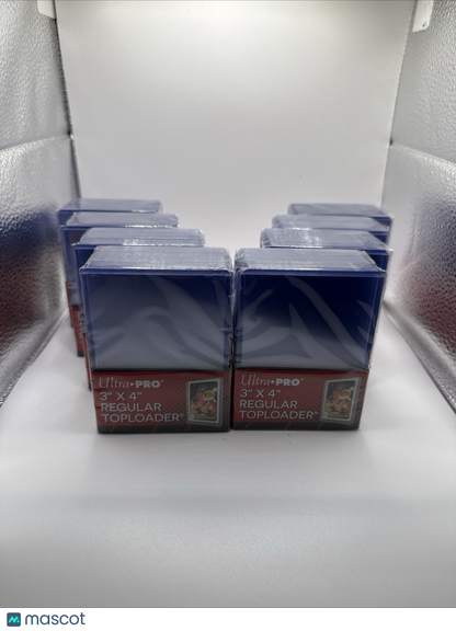 Ultra Pro 3X4 Regular Toploaders 35pt 8 Packs of 25 for Regular Cards, 200 total