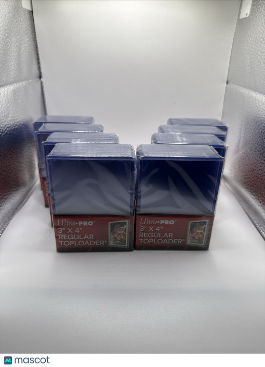 Ultra Pro 3X4 Regular Toploaders 35pt 8 Packs of 25 for Regular Cards, 200 total