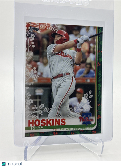 2019 Topps HOLIDAY Rhys Hoskins Baseball Card #HW54 Mint FREE SHIPPING
