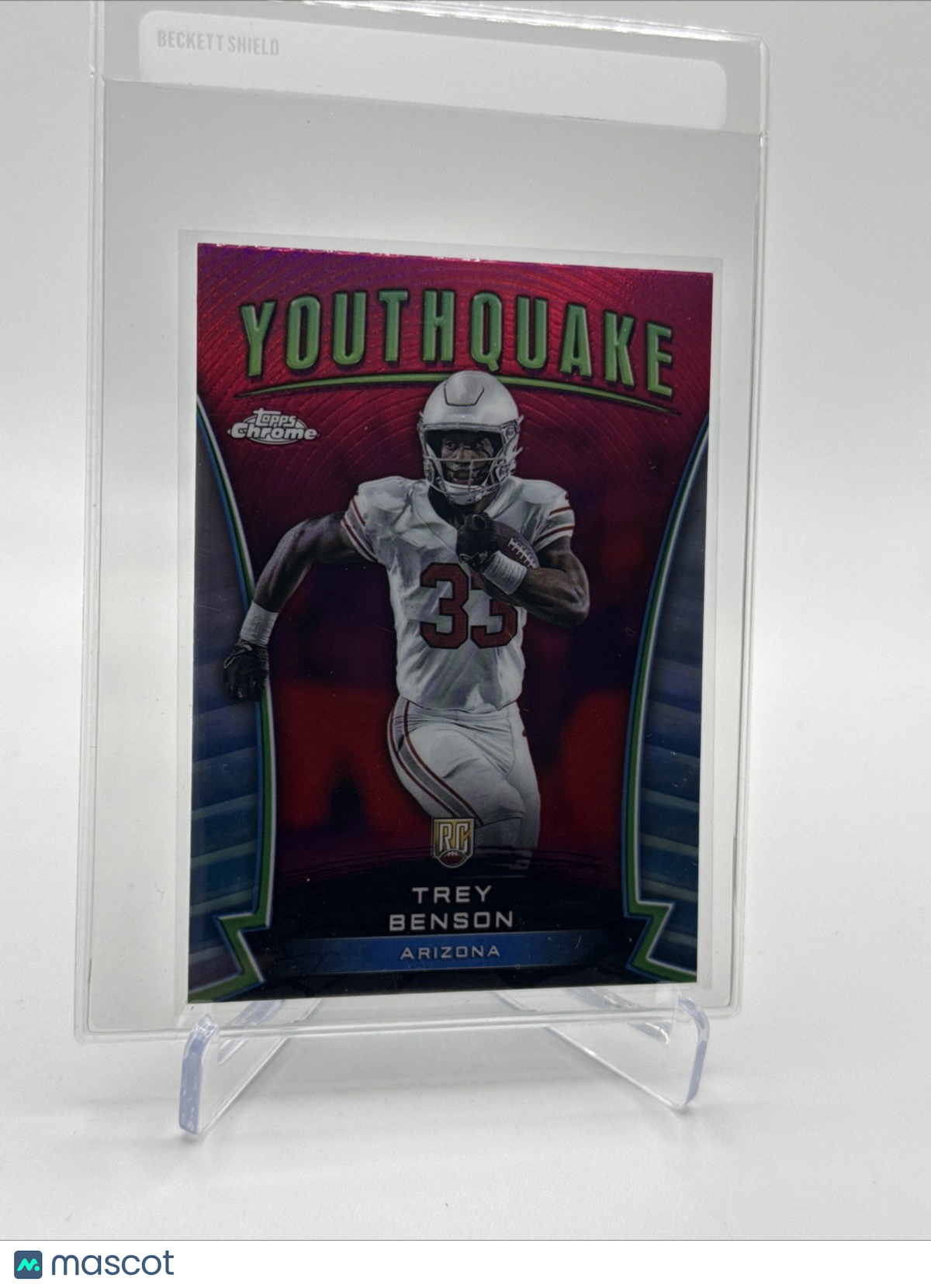 2024 Topps Chrome Youthquake PINK Trey Benson Rookie Card Y23 Mint FREE SHIPPING