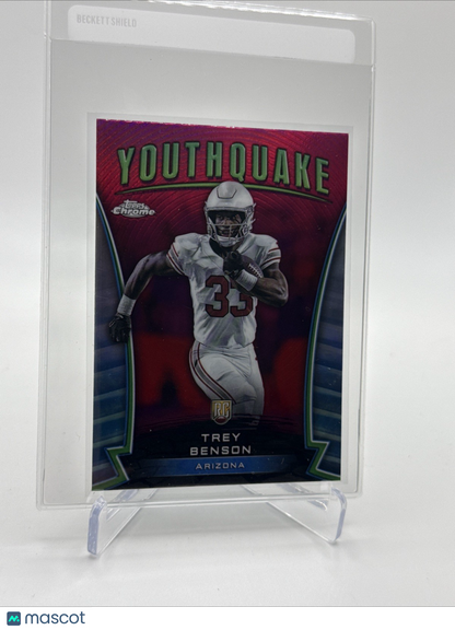2024 Topps Chrome Youthquake PINK Trey Benson Rookie Card Y23 Mint FREE SHIPPING