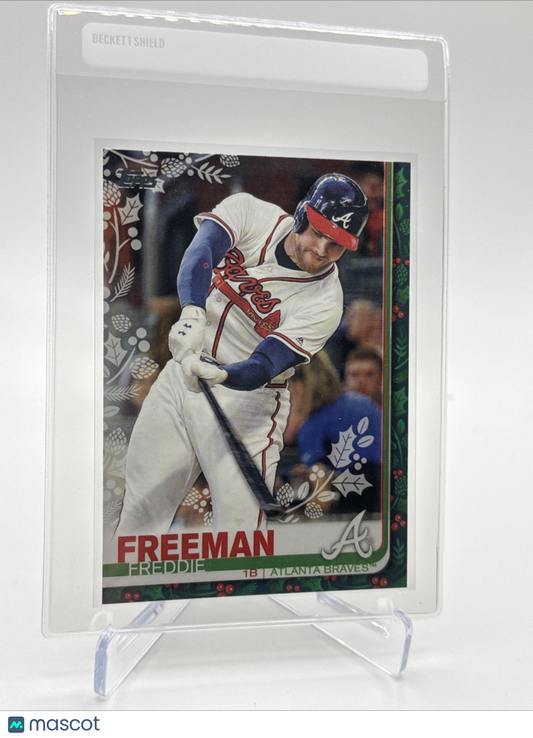 2019 Topps HOLIDAY Freddie Freeman Baseball Card #HW176 Mint FREE SHIPPING